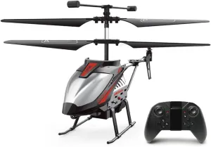Remote Control Helicopter,Aircraft with Altitude Hold, One Key Take Off/Landing, Gyro Stabilizer and High &Low Speed, LED Light for Indoor to Fly for Kids and Beginners