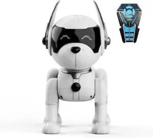 Remote Control Robotic Dog - Dancing, Singing, Touch Interaction Toy - Intelligent Dog with Programming Mode - Perfect for Kids Ages 3 
