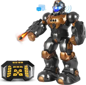 Remote Voice Control Robot Toys for Kids, Intelligent Programmable Robot Gifts, Popular Science Story Toys, Gesture Sensing