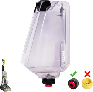 Replacement Clean Tank With Cap for Bissell TurboClean PowerBrush Pet Carpet Cleaner Machines - Part #1623828 | Compatible Only with Models 2987, 2806, 28062, 28068, 29878, 29879