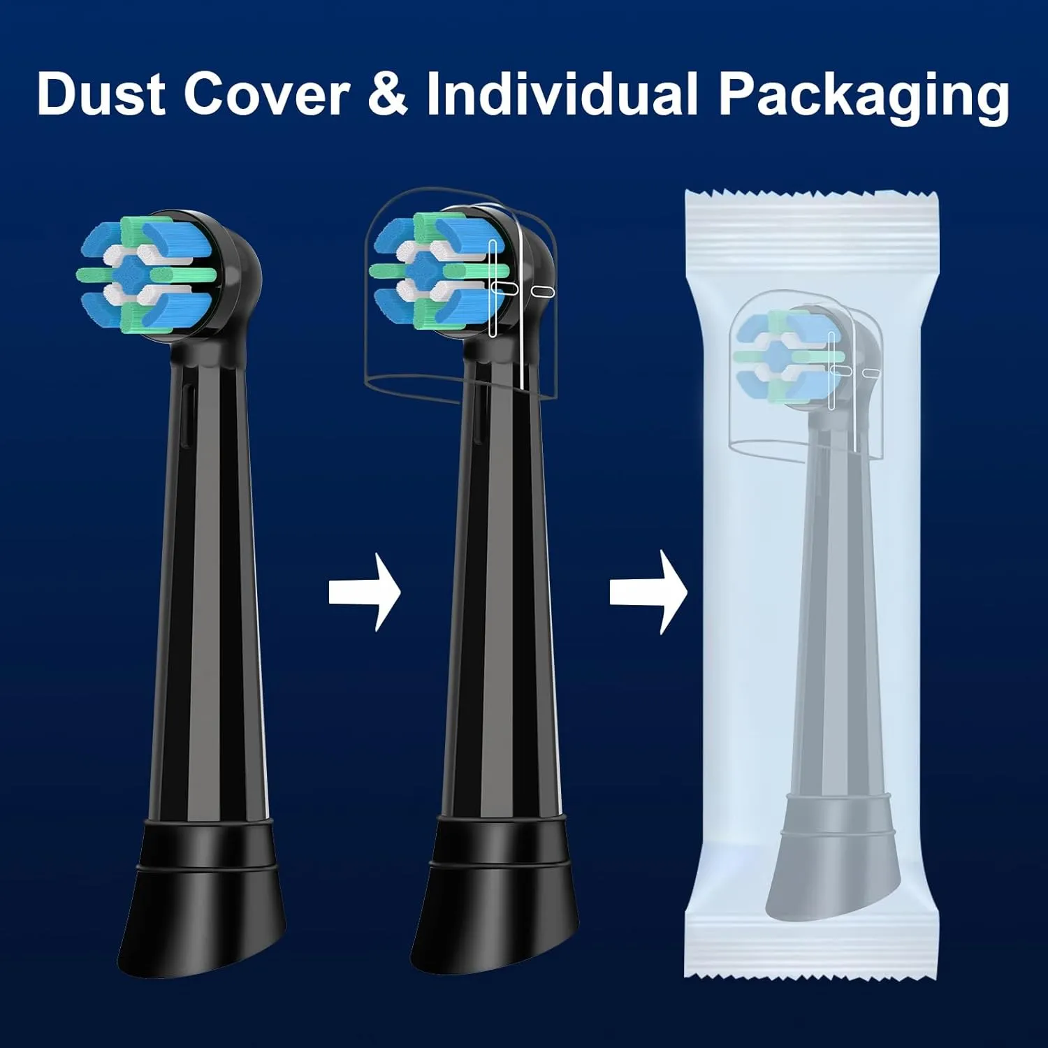 Replacement Heads Compatible with Oral B iO, IO Replacement Toothbrush Heads Compatible with Oral-B iO Series 2 3 4 5 6 7 8 9 10 Handle, Medium Hardness