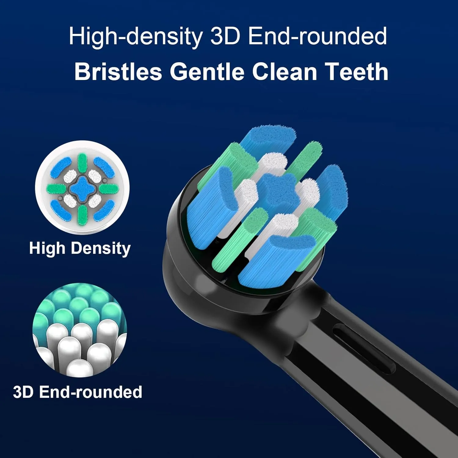 Replacement Heads Compatible with Oral B iO, IO Replacement Toothbrush Heads Compatible with Oral-B iO Series 2 3 4 5 6 7 8 9 10 Handle, Medium Hardness