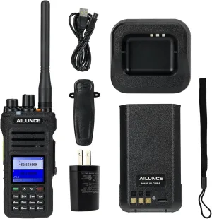 Retevis Ailunce HA1G GMRS Radio, GMRS Handheld Radio with Cable, IP67 Waterproof, NOAA, 2800mAh, GMRS Repeater Capable Two Way Radio with USB-C Charging