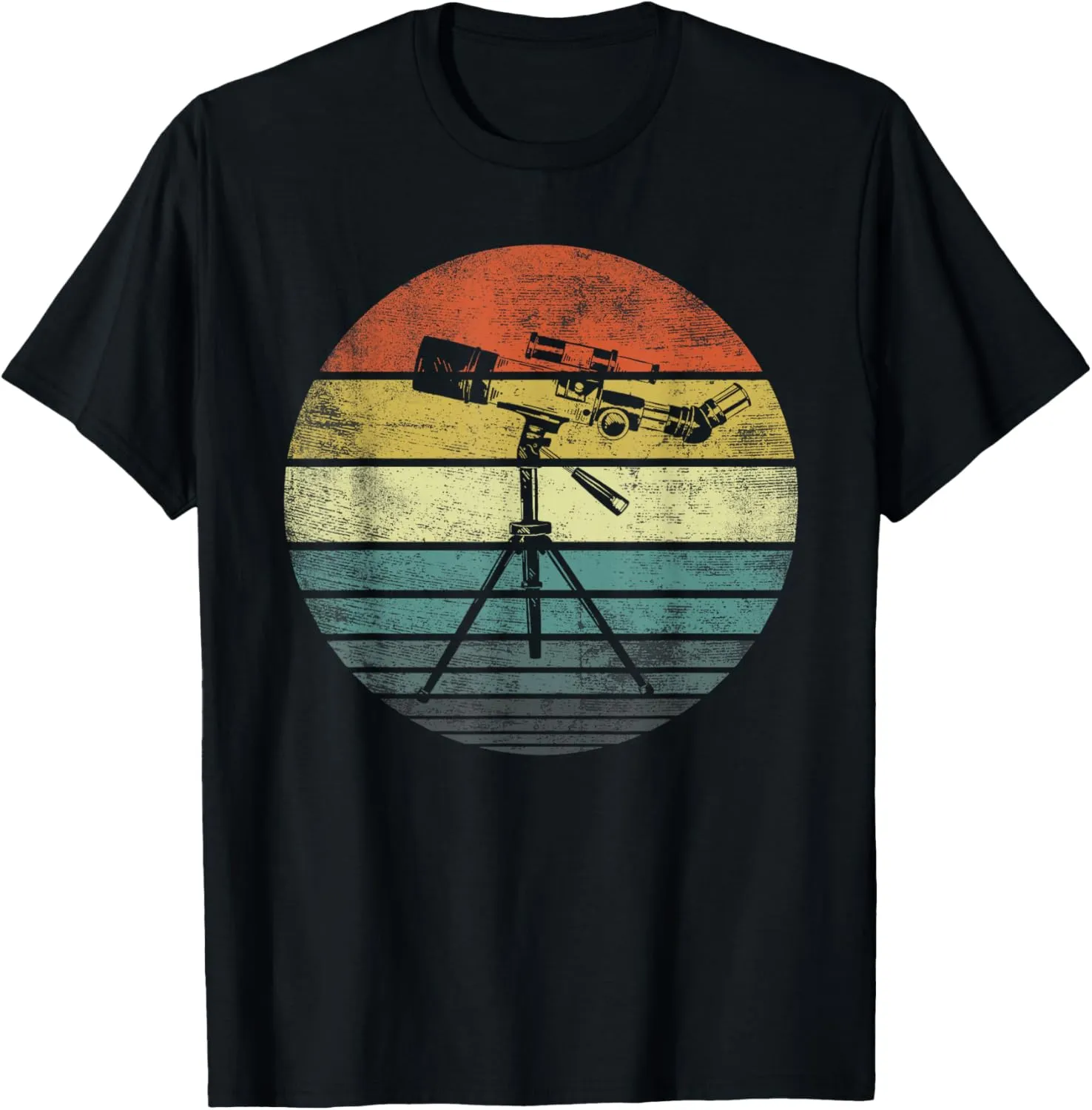 Retro Telescope Funny Astronomy Sky-Watchers Astronomer Gift T-Shirt