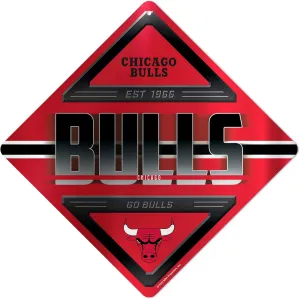 Rico Industries NBA Basketball Metal Sign 16.5" x 16.5" Home Décor - Bedroom - Office - Man Cave