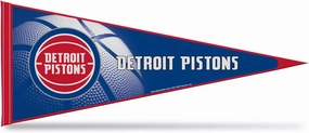 Rico Industries NBA Basketball Primary 12" x 30" Felt Wall Décor Pennant - Great for Home/Bed Room/Man Cave Décor
