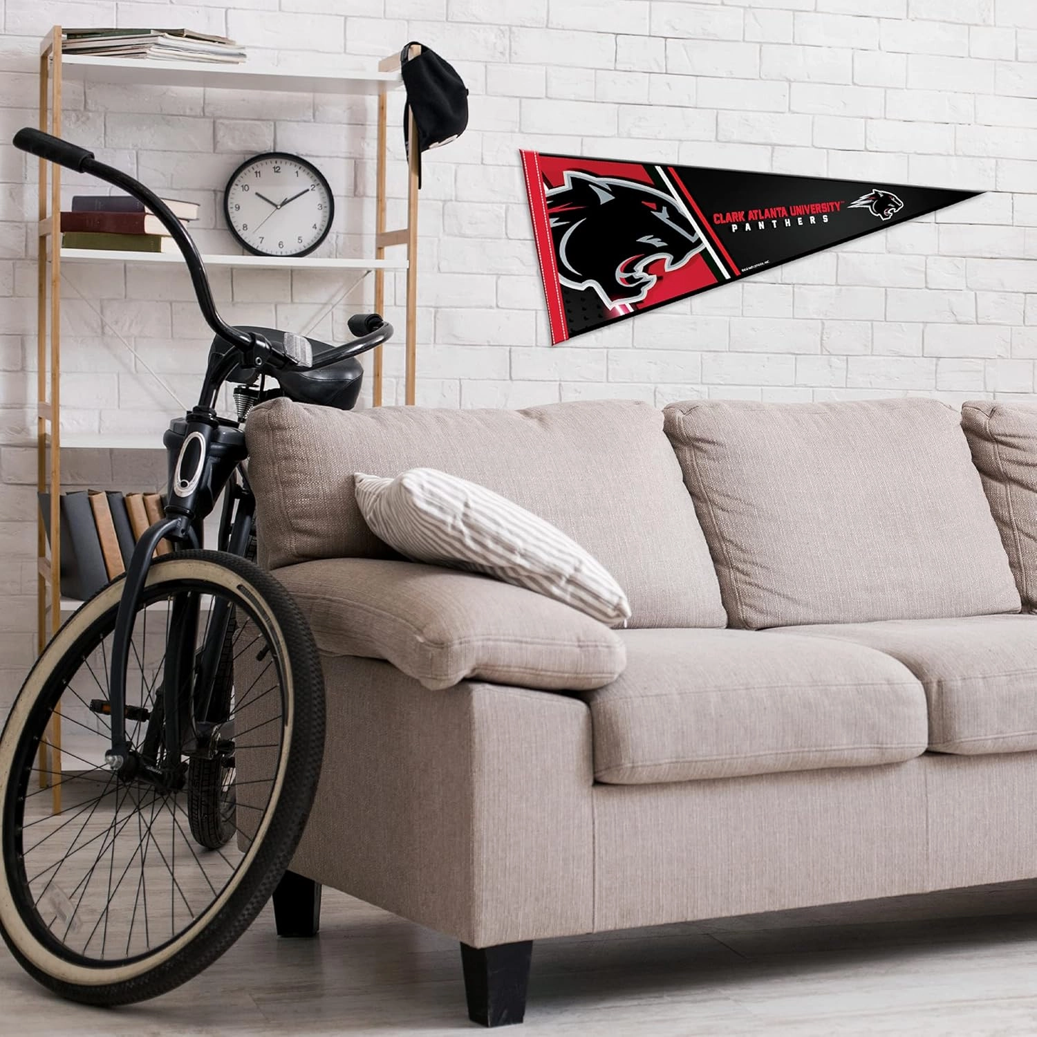 Rico Industries NBA Basketball Retro 12" x 30" Felt Wall Décor Pennant - Great for Home/Bed Room/Man Cave Décor