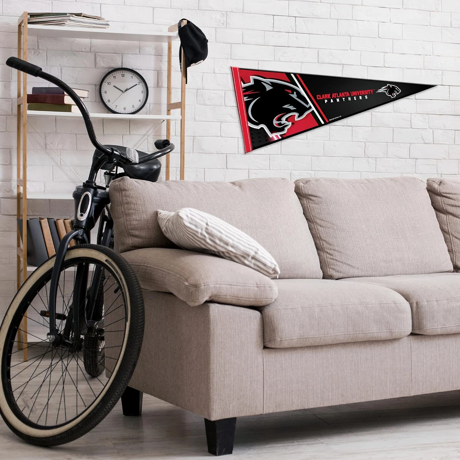 Rico Industries NBA Basketball Retro 12" x 30" Felt Wall Décor Pennant - Great for Home/Bed Room/Man Cave Décor