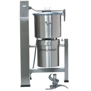 Robot Coupe R60T 2-Speed Vertical Cutter Mixer Food Processor with 63-Quart Stainless Tilt Cutter Bowl, Grey