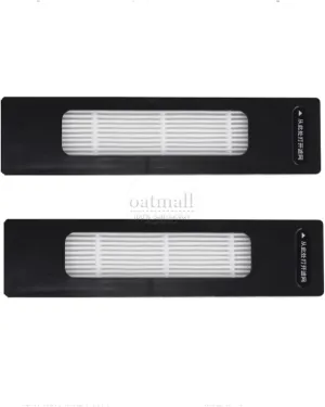 Robot Vacuum Cleaner Replacement Brush HEPA Filter Rags，Consumables for Midea, M7 M7 Pro Accessories Spare Parts(2 PCS Filter)