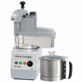 Robot Coupe R402A 2-Speed 4.5-Quart Combination Continuous Feed Commercial Food Processor, 120v
