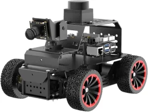 ROS2 Robot Car for Raspberry Pi 5 Programmable AI Vision Smart Robot Kit Ackermann Chassis, Lidar SLAM Mapping Navigation Path Planning Autonomous Driving, MentorPi A1 Without RPi