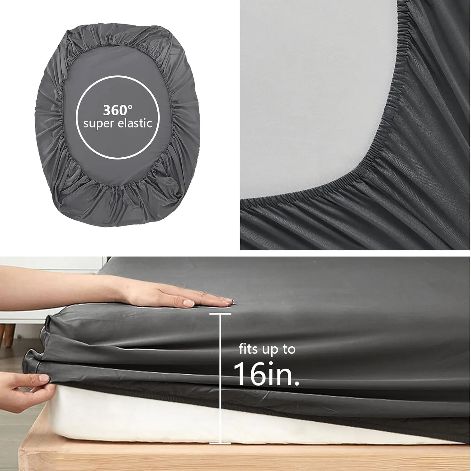 ROWADALO 6 Pieces Bed in A Bag Gamer Bedding Set for Boys Kids Adult Gaming Comforters Set,Boys Bed in A Bag Set Queen Size Comforter with Fitted Sheet Flat Sheet Pillowcase pillowsham,DJTH5025Queen