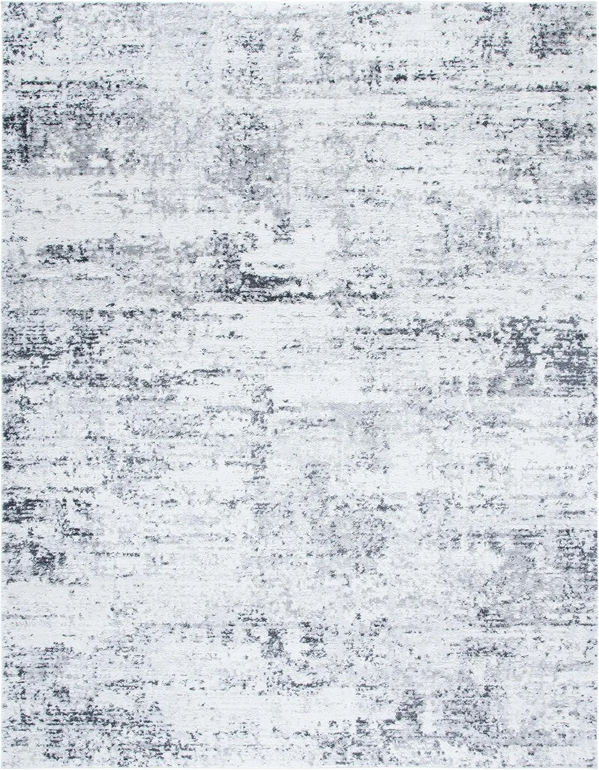 SAFAVIEH Amelia Collection Area Rug - 9' x 12', Ivory & Grey, Modern Abstract Design, Non-Shedding & Easy Care, Ideal for High Traffic Areas in Living Room, Bedroom (ALA700C)