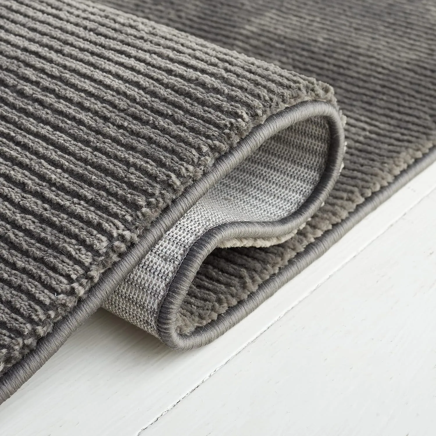 SAFAVIEH Area Rug 8x10 - Revive Collection - Large - Charcoal, Solid Pattern, Non-Shedding & Easy Cleaning, Ideal for Living Room, Bedroom, Office, Dining Space (REV102H)
