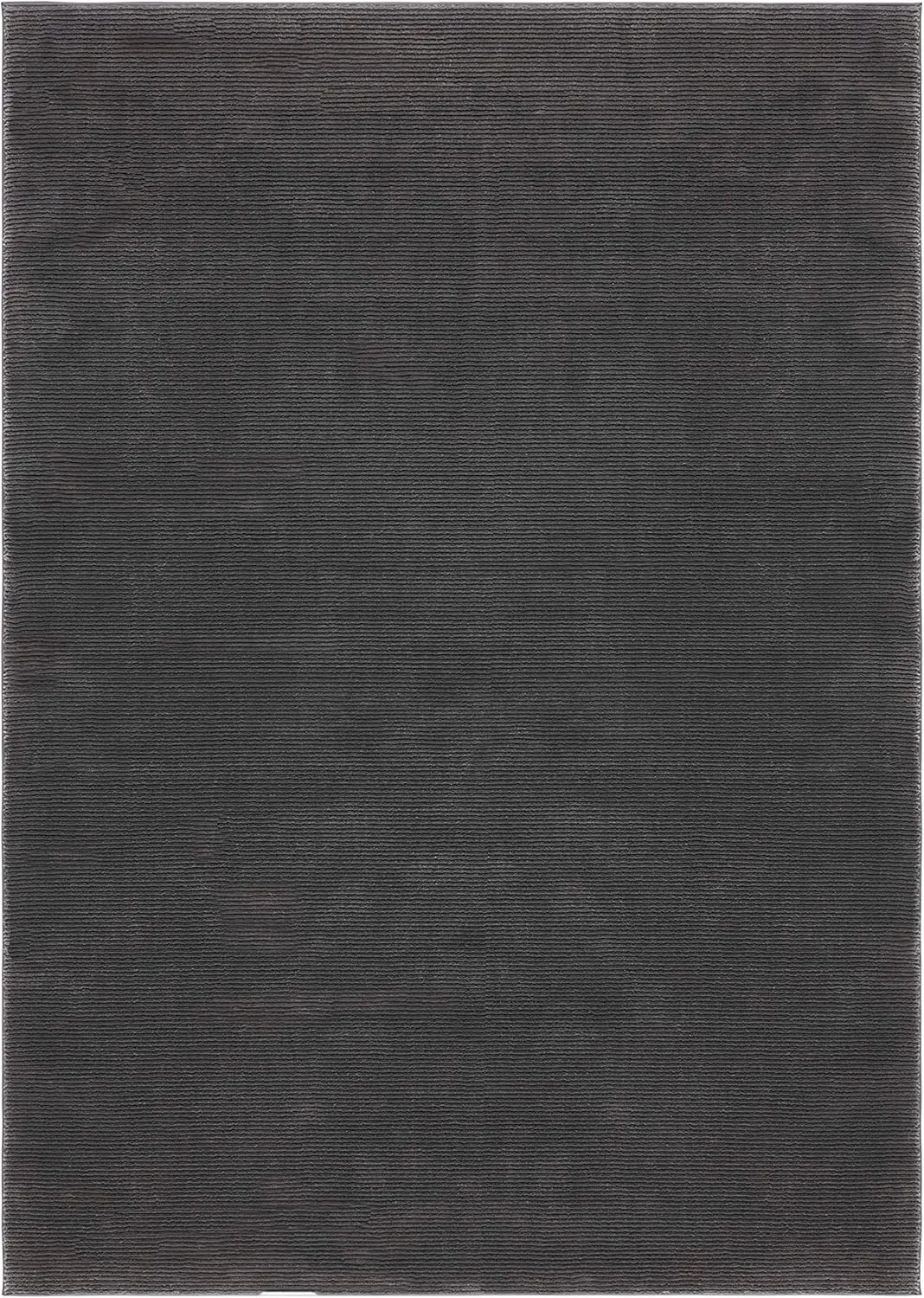 SAFAVIEH Area Rug 8x10 - Revive Collection - Large - Charcoal, Solid Pattern, Non-Shedding & Easy Cleaning, Ideal for Living Room, Bedroom, Office, Dining Space (REV102H)