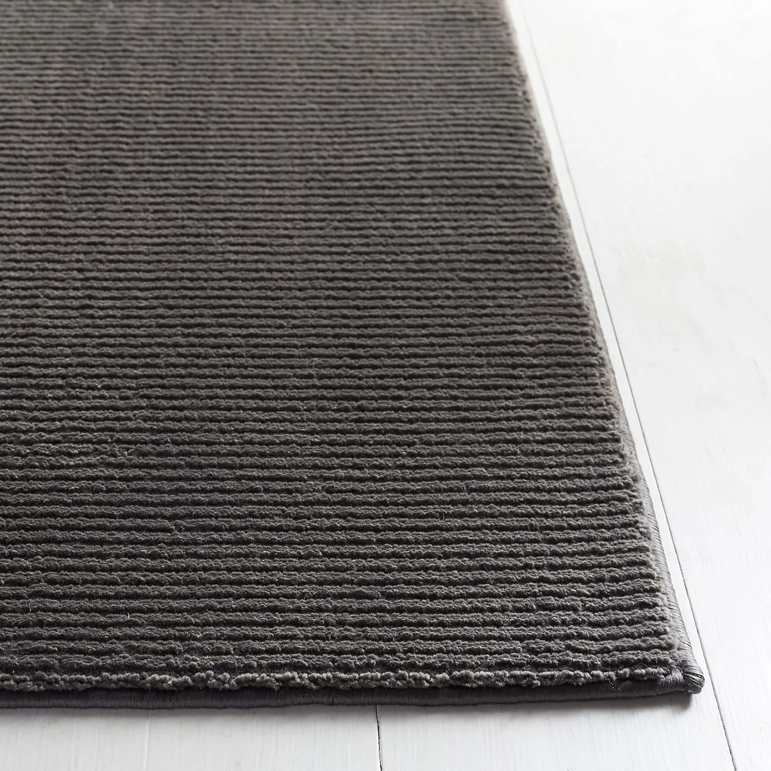 SAFAVIEH Area Rug 8x10 - Revive Collection - Large - Charcoal, Solid Pattern, Non-Shedding & Easy Cleaning, Ideal for Living Room, Bedroom, Office, Dining Space (REV102H)