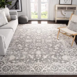 SAFAVIEH Brentwood Collection Area Rug - 8' x 10', Cream & Grey, Traditional Oriental Design, Non-Shedding & Easy Care, Ideal for High Traffic Areas in Living Room, Bedroom (BNT844B)
