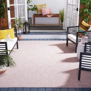 SAFAVIEH Courtyard Collection 8' x 10' Soft Pink/Ivory CY8680 Indoor/ Outside Waterproof Easy cleansingPatio Backyard Mudroom Area Mat