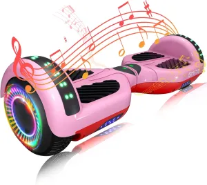 Scooter, Bluetooth & Corlorful LED Lights, Gifts for Kids & Adults & Girls & Boys, for All Ages