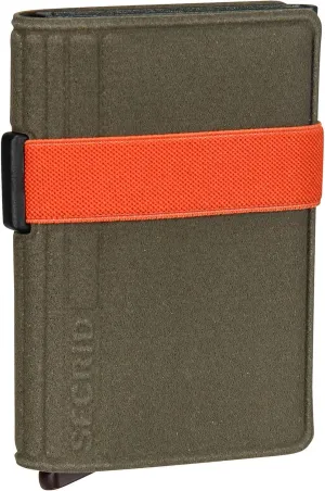 Secrid Liba® BLI Green-Orange Credit Card Holder Wallet, green, S, card holder, Green, Small, card holder