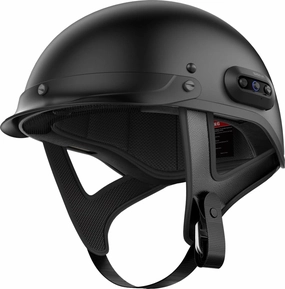 Sena Cavalry 2 Bluetooth Motorcycle Helmet with Intercom System - DOT - Matte Black - Large