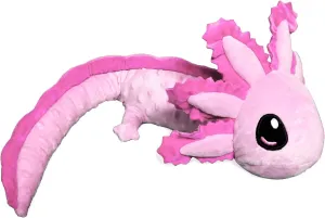 SENSORY4U Weighted Axolotl Plush - 22" Long, 2.5 lbs - Sensory Toy for Kids & Adults - Calming Plush for Focus & Relaxation