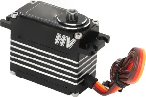 Servo, Aluminum Alloy Robust Construction Metal Gears Smoothing Movement Brushless Steering Servo Easy Installation for Remote Control Helicopter