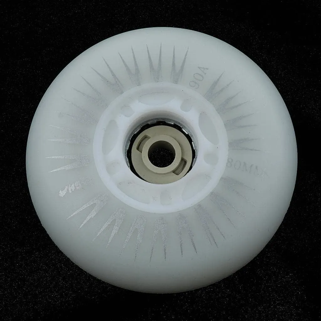 Set of 4 LED Flashing Wheels for Inline Skating