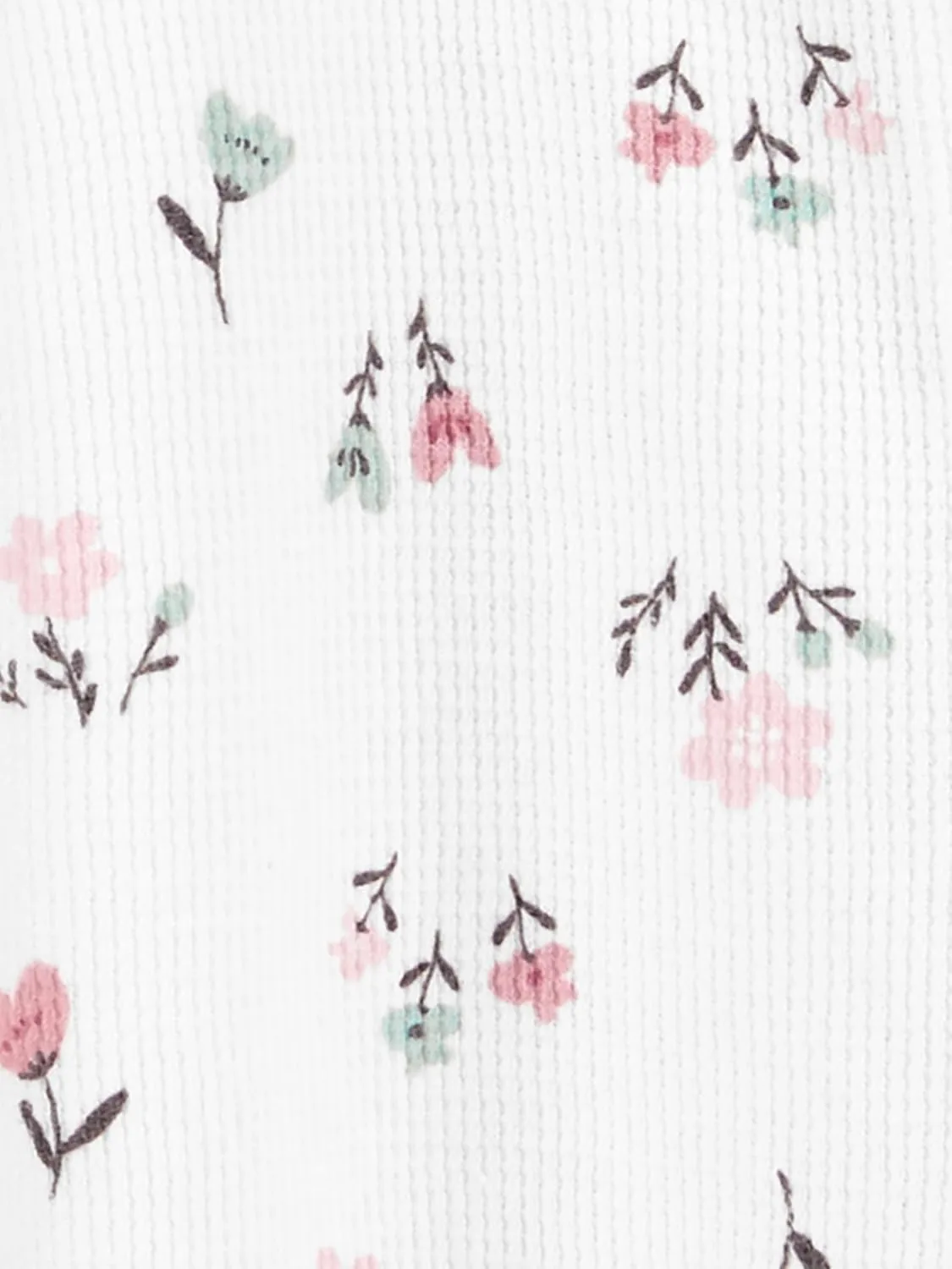 Simple Joys by Carter's Baby Girls' 2-Way Zip Thermal Footed Sleep and Play, Pack of 2