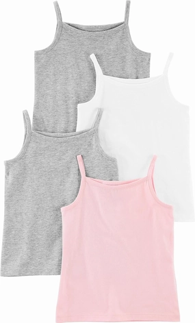 Simple Joys by Carter's Girls and Toddlers' Tank Tops, Pack of 4