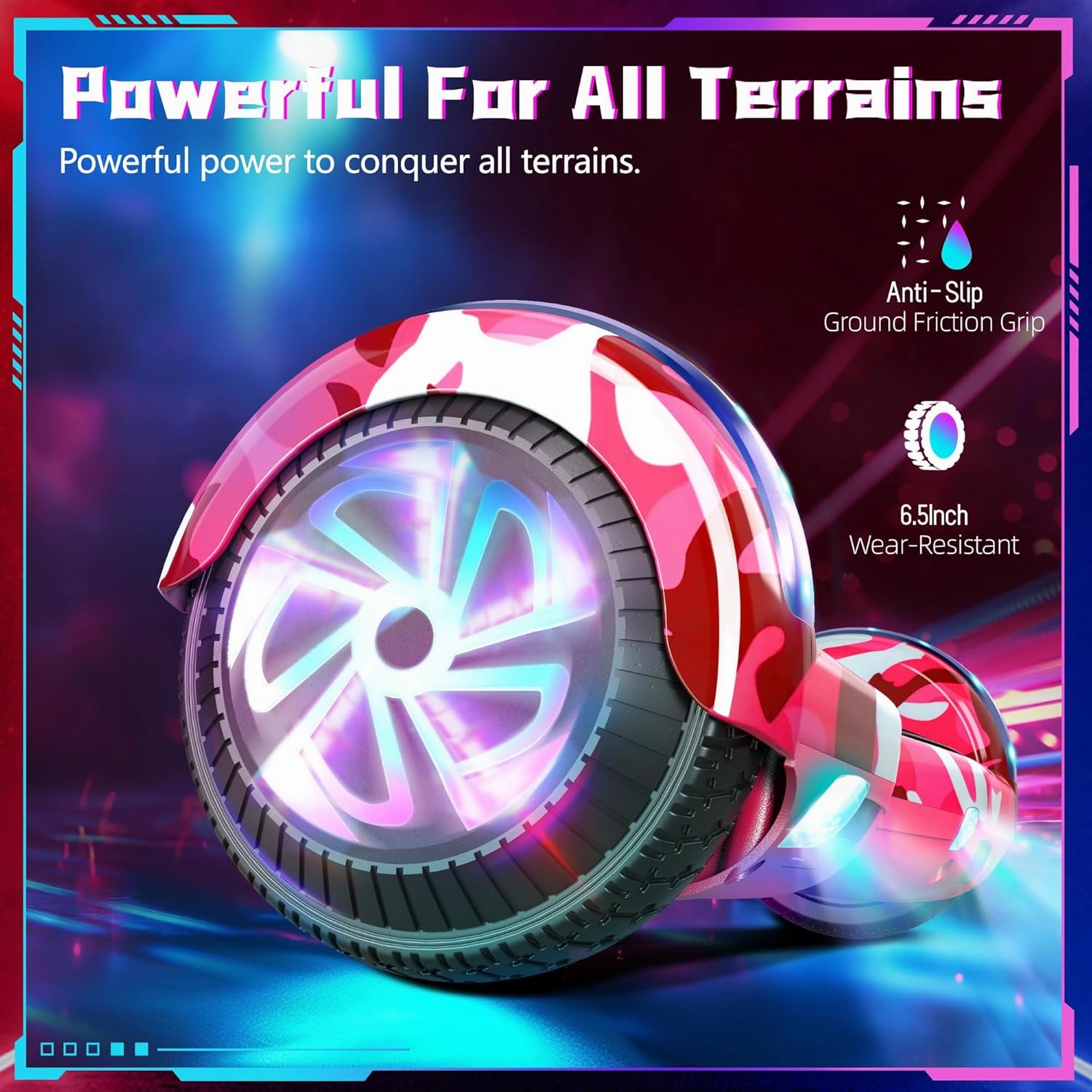 SISIGAD Scooter, 6.5" Flash Wheels & Corlorful LED Lights, All for Girls Boys Kids Ages 6 