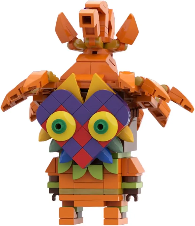Skull Kids Building Kit, Legendary Series Ocarina Action Figure Model Building Toys, Interactive Game Bricks Set, for Fans and Kids, Boys, Adults, Girls (214 Pieces)