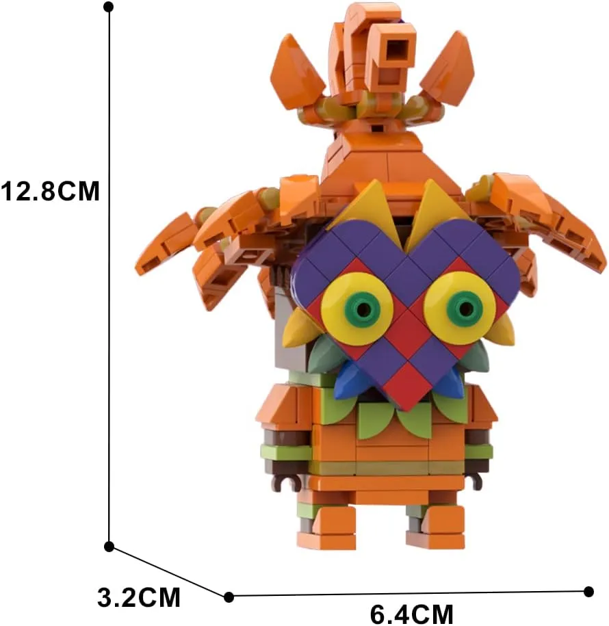Skull Kids Building Kit, Legendary Series Ocarina Action Figure Model Building Toys, Interactive Game Bricks Set, for Fans and Kids, Boys, Adults, Girls (214 Pieces)