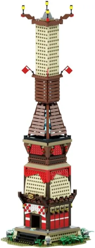 Skyview Tower Building Toy Set, Breath Wild Game Structures Model Toy Collectible The Legendary Tears Kingdom Action Figure Building Bricks Gift for Fans Kids,Boys,Girls and Adults (1629 Pcs)