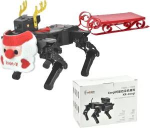 Smart Robot Dog Kit, Voice & App Control, Programmable, Open Source Coding, STEM Educational Project, DIY for Teens Adults