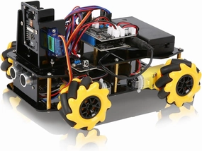 Smart Robot Camera Car Kit, 4WD Remote Control Car Compatible with Arduino IDE, Electronic Programming Project/STEM Education/Science Coding Kit for 12  Teens & Adults Unique Gifts