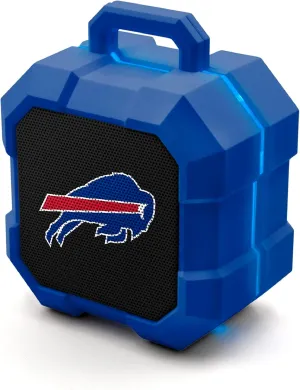 SOAR NFL Shockbox LED Wireless Bluetooth Speaker - Water Resistant IPX4, 5.0 Bluetooth with Over 5 Hours of Play Time - Small Portable Speaker - Officially Licensed NFL, Perfect Home & Outdoor Speaker