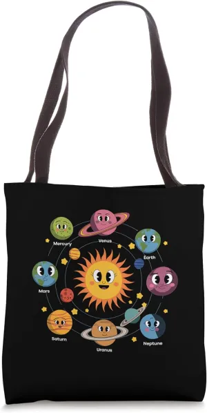 Solar Planets Outer Astronomy Galaxy Uranus Tote Bag