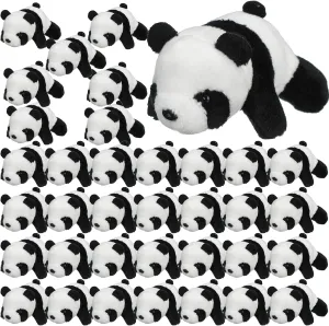 Sotiff 36 Pcs Panda Stuffed Animal Panda Plush Toy 4 Inch Mini Stuffed Animals Small Soft Gifts, Jungle Safari Party Favors, Classroom Prizes, Stocking Stuffers for Boys Girls