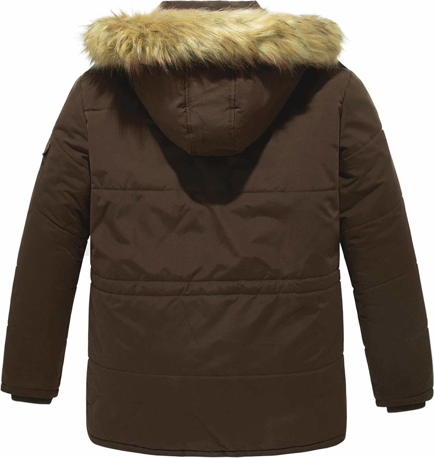 Soularge Men's Big and Tall Winter Warm Heavy Hooded Parka Jacket