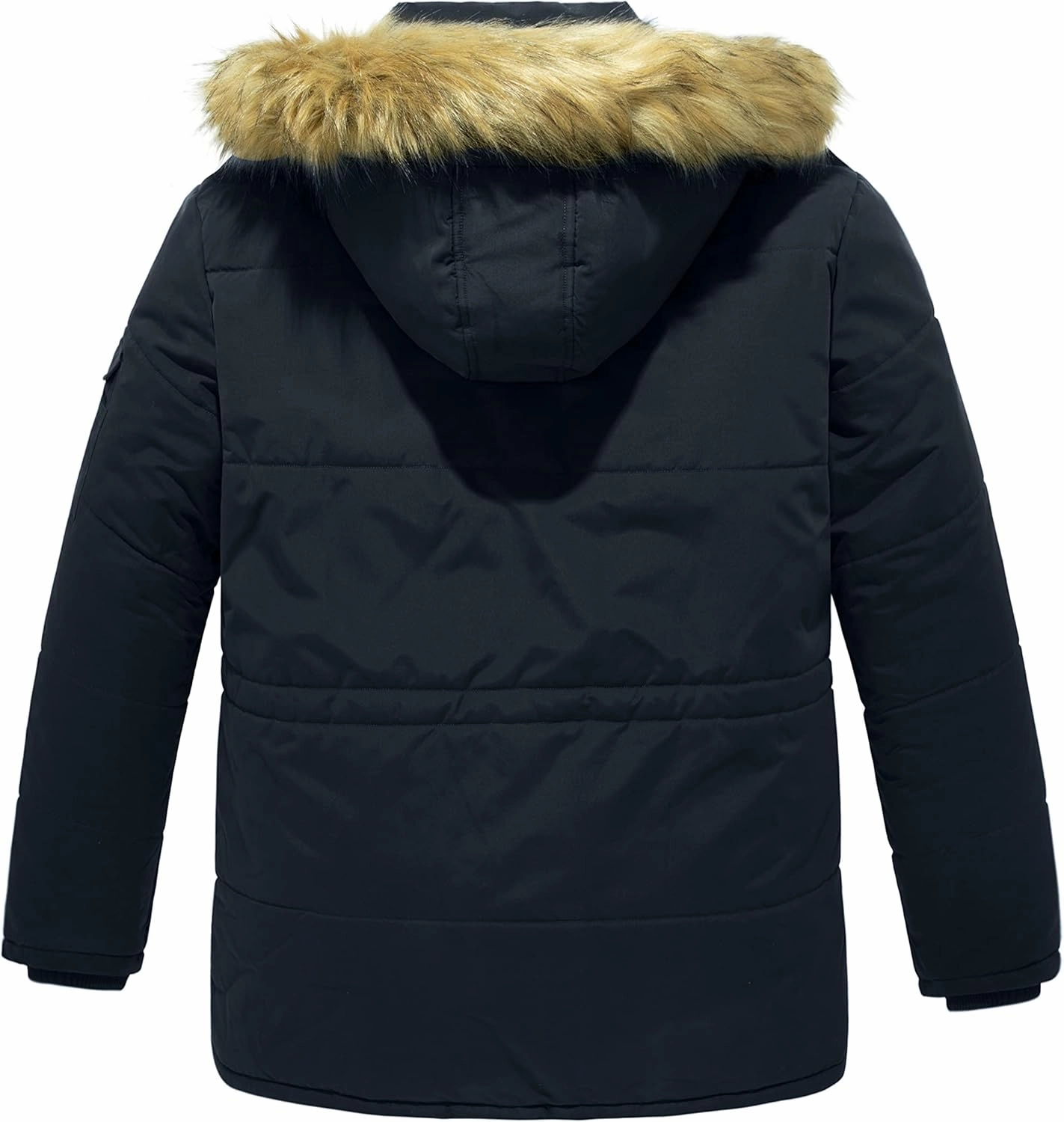 Soularge Men's Big and Tall Winter Warm Heavy Hooded Parka Jacket