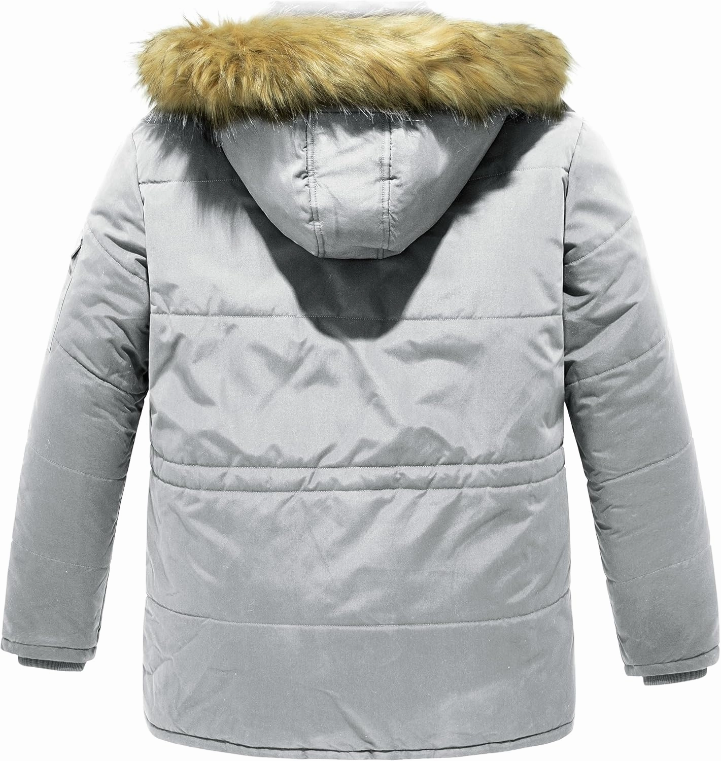 Soularge Men's Big and Tall Winter Warm Heavy Hooded Parka Jacket