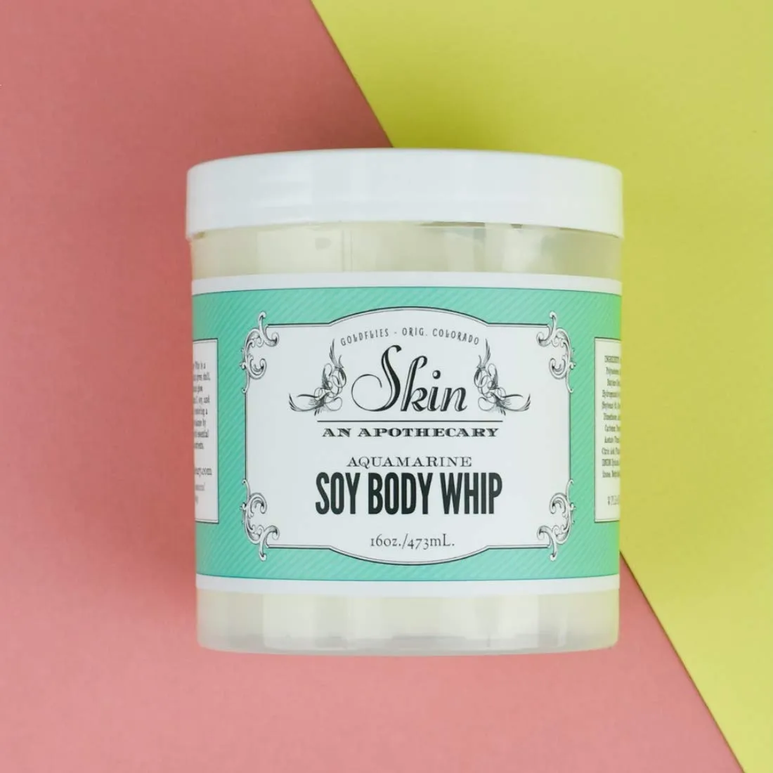 Soy Body Whip, 16 ounce, Aquamarine
