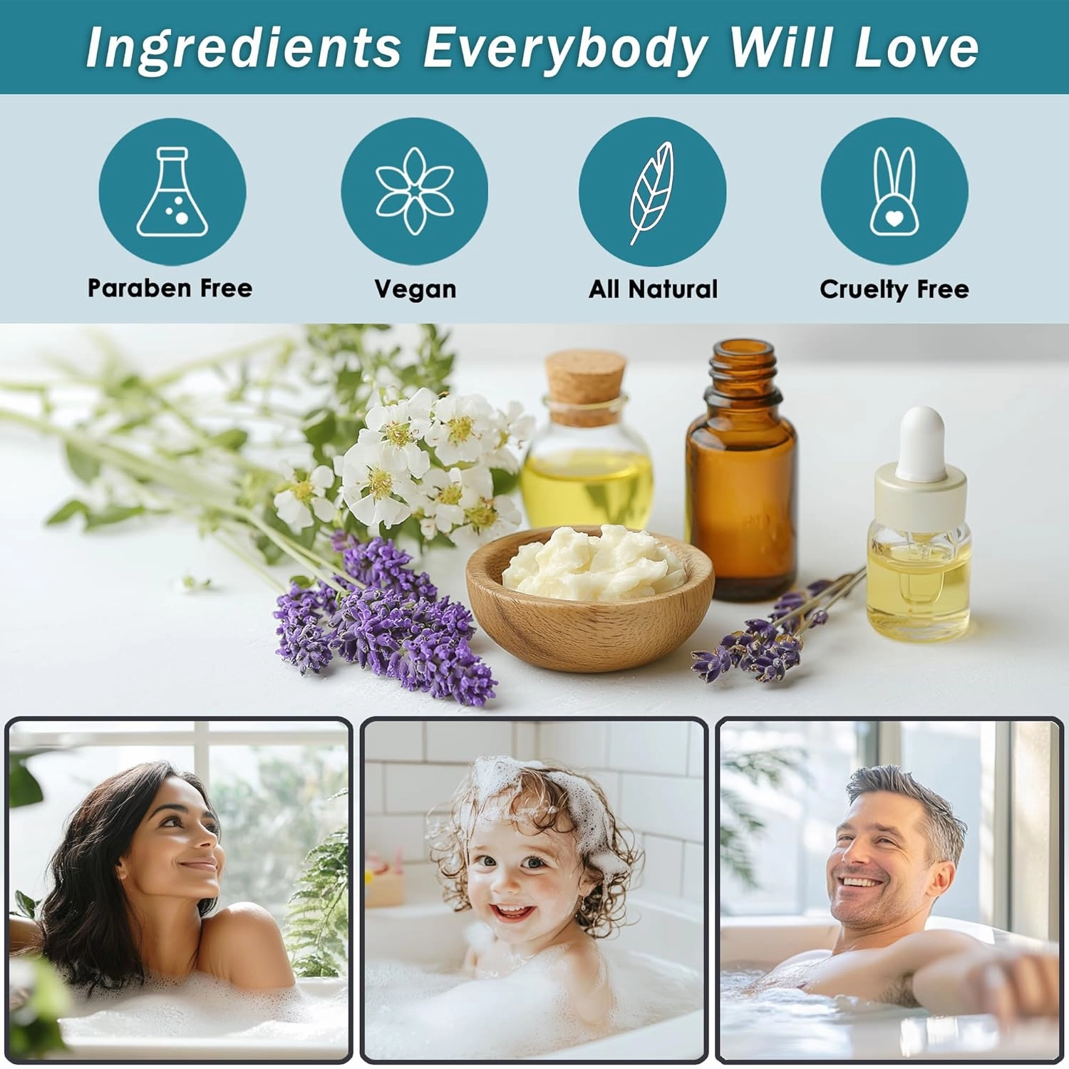 Spa Baskets For Women - Luxury Bath Set With Jasmine & Lavender - Spa Kit Includes Wash, Bubble Bath, Lotion, Bath Salts, Body Scrub, Hand Cream, Shower Puff, Bathbombs, Soap and Towel