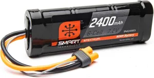 Spektrum 2400mAh 6-Cell 7.2V Smart NiMH Battery IC3, SPMX24006C3