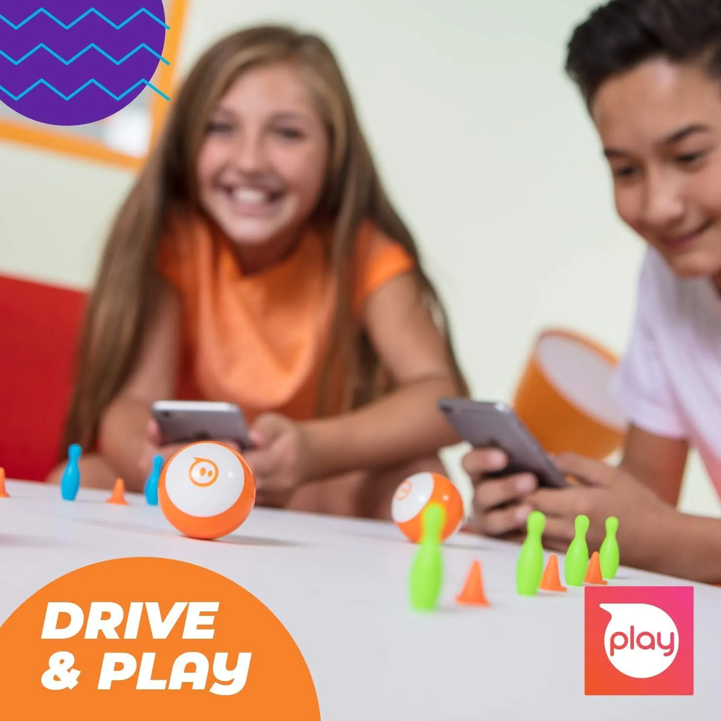 Sphero Mini (Blue) - Coding Robot Ball - Educational Coding and Gaming for Kids and Teens - Bluetooth Connectivity - Interactive and Fun Learning Experience for Ages 8 