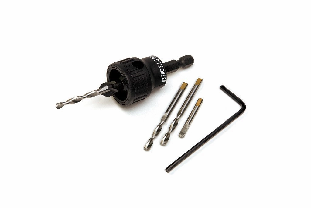 Starborn Industries Smart-Bit Pro Plug System Countersink Drill Bit Tool for Wood Decks, Flooring, and Woodworking