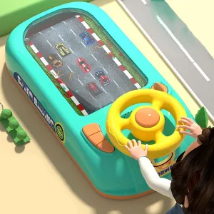 Steerjoy Driving Simulator - Racing Car Steering Wheel Toy with Steering Wheel for Kids
