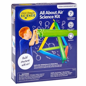 Steve Spangler All About Air Science Kit – Hands-On Science Kit for Kids with 7  Activities, Great STEM Tools for Classroom and Home Learning
